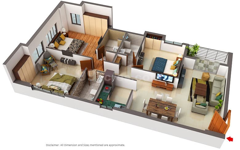 Merlin 5th Avenue — Salt Lake — Floor Plan 1
