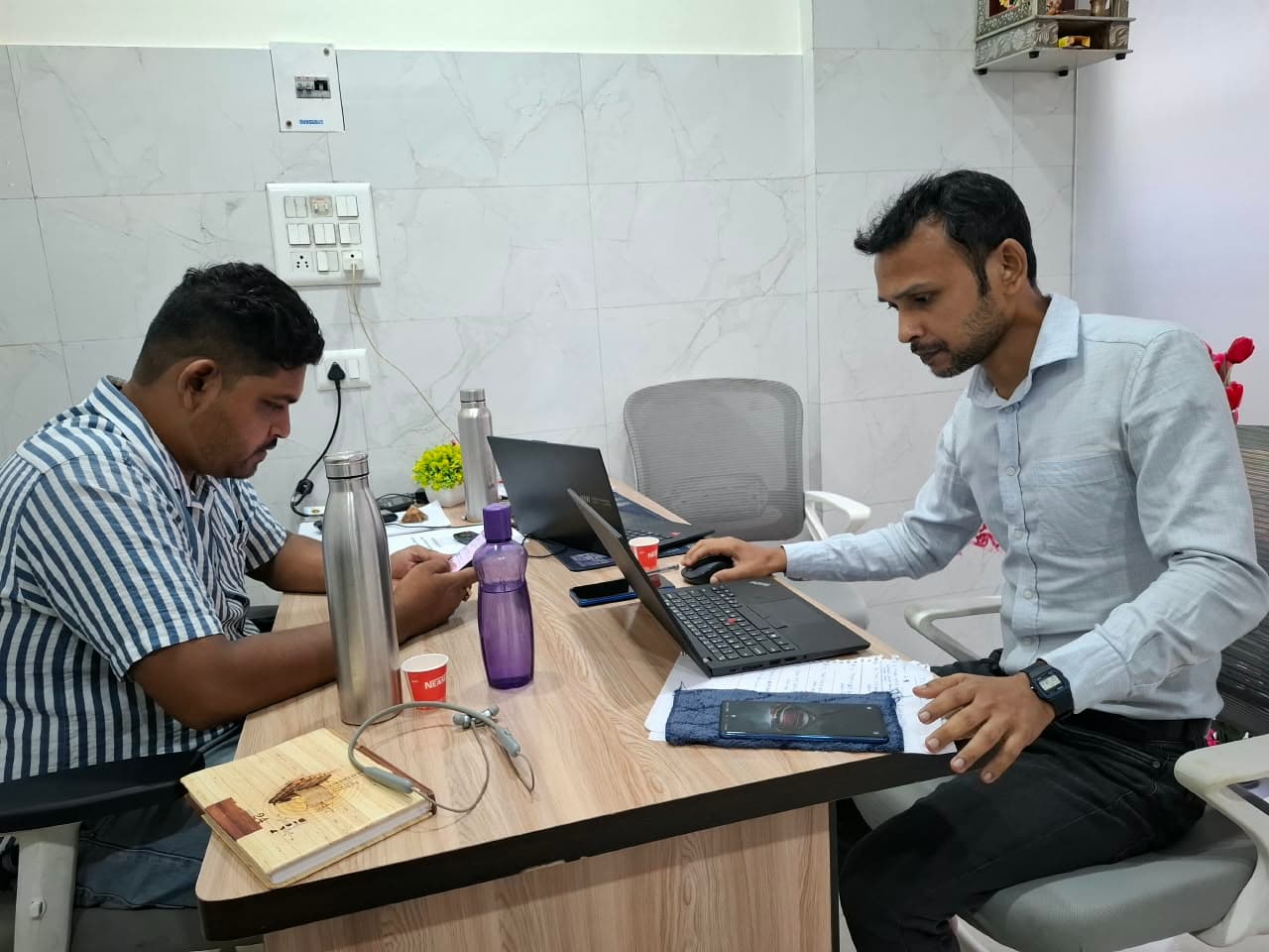 Property advisory team conducting live inventory and portfolio matching