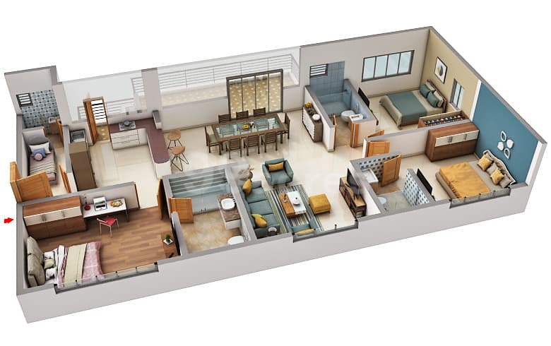 Merlin The Fourth — Salt Lake — Floor Plan 1